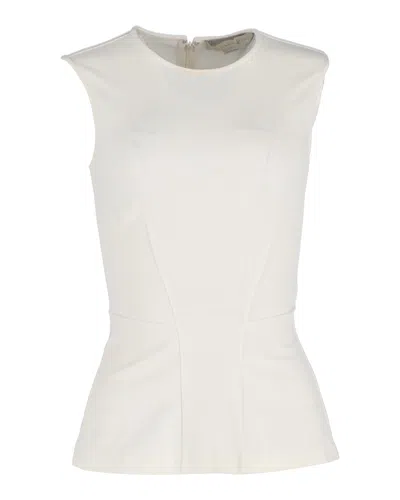 Stella Mccartney Sleeveless Top In White Cotton
