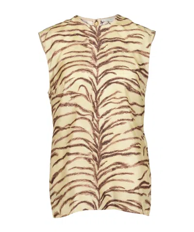 Stella Mccartney Sleeveless Vest In Nude