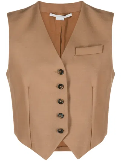 Stella Mccartney Klassische Weste In Brown