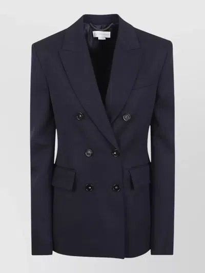 STELLA MCCARTNEY WOOL SLIM DOUBLE-BREASTED BLAZER