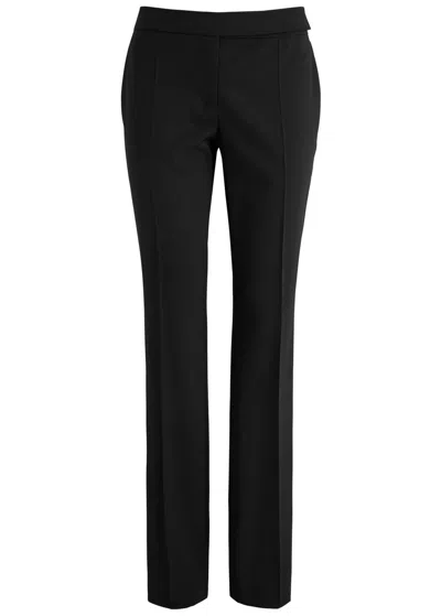 Stella Mccartney Slim-leg Stretch-wool Trousers In Black