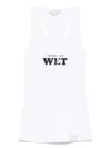 Stella Mccartney Slippery When Wet Tank Top In White