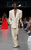 Stella Mccartney Slit-detailed Textured Jacket In Neutral