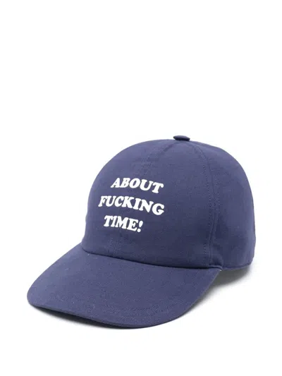 STELLA MCCARTNEY STELLA MCCARTNEY SLOGAN-PRINT CAP