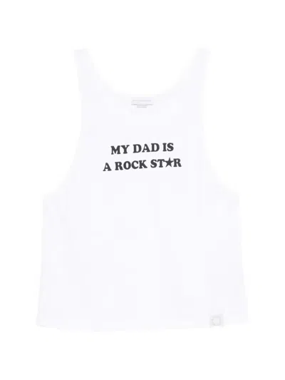 Stella Mccartney Slogan-print Tank Top In White