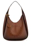 STELLA MCCARTNEY SLOUCHY LOGO PERFORATED TOTE