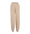 Stella Mccartney Sm P Regenerated Cashmere Knit Joggers In Beige