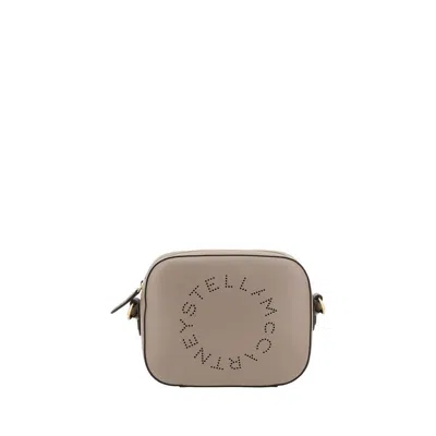 Stella Mccartney Small Camera Shoulder Women's Bag In Grey