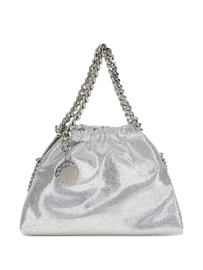 Stella Mccartney Small Falabella Chain Shoulder Bag In Gray