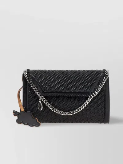 Stella Mccartney Small Falabella Crossbody Bag In Black