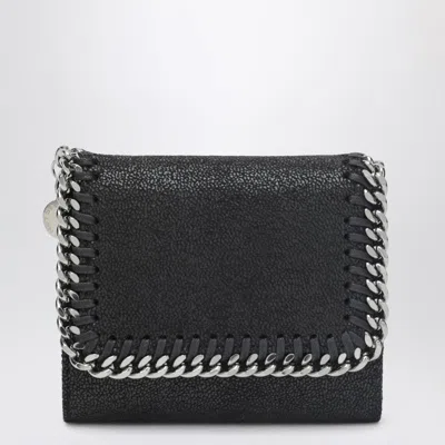 Stella Mccartney Small Falabella Wallet In Black