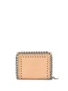 Stella Mccartney Chain Detail Falabella Wallets In Brown