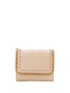 Stella Mccartney Small Falabella Wallet In Neutrals