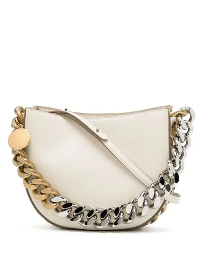 Stella Mccartney Small Frayme Shoulder Bag In Brown