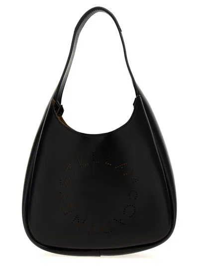 Stella Mccartney Small Hobo Shoulder Bag In Black