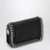 Stella Mccartney Falabella Flap Card Holder In Black
