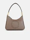 STELLA MCCARTNEY SMALL 'LOGO' SHOULDER BAG IN BEIGE 'ALTER MAT'