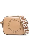 Stella Mccartney Small Logo Shoulder Bag In Neutrals