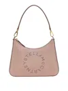 Stella Mccartney Stella Logo Hobo Bag In Nude & Neutrals