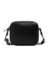 Stella Mccartney Small Perforated-logo Camera Bag In Black