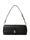 Stella Mccartney Small Ryder Lock-detail Shoulder Bag In Black