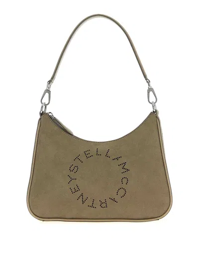 Stella Mccartney Small Shoulder Bag In Gray