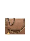 Stella Mccartney Falabella Chain-link Wallet In Brown