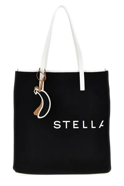 Stella Mccartney Smc Bananatex Large Tote Bag In Black