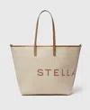 Stella Mccartney Smc Bananatex Large Tote Bag In Pebble