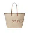Stella Mccartney Smc Bananatex Large Tote Bag In Pebble