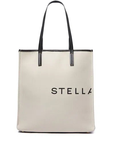 Stella Mccartney Smc Canvas Large Tote Bag
