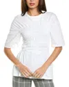 Stella Mccartney Smocking Stitch T-shirt In White