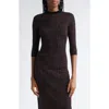 Stella Mccartney Snakeskin Jacquard Wool Blend Top In Multi