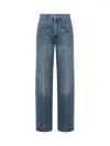 Stella Mccartney Snap Blue Denim In Blue