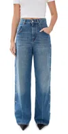 Stella Mccartney Loose Fit Jeans In Vintage Blue Denim