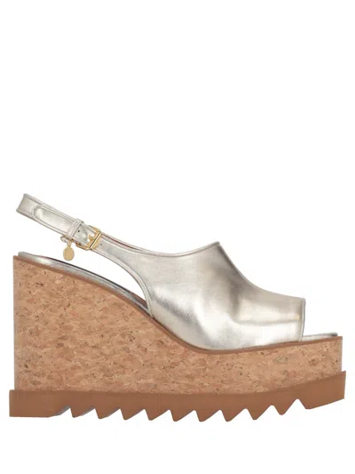 Stella Mccartney Stella Mc Cartney Sneakelyse Slingback Sandal 120 Metallic Alter Mat In Silver