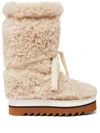 Stella Mccartney Sneak-elyse Boots In Neutrals