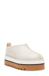 Stella Mccartney Sneakelyse Vegan Platform Slipper Mules In Greggio