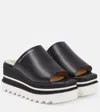 Stella Mccartney Black Sneak-elyse Platform Mules In Black