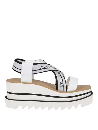 Stella Mccartney Sneak Elyse Platform Sandals In White
