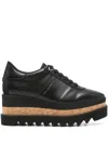 Stella Mccartney Elyse Platform Brogues With Contrast Sole In Black