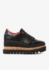 Stella Mccartney Elyse Platform Brogues With Contrast Sole In Black