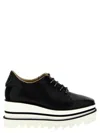 Stella Mccartney Sneakelyse Vegan Logo Platform Loafers In Black