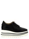 Stella Mccartney Sneak-elyse' Wedge In Black