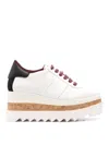 Stella Mccartney Stella Mc Cartney Sneak Elyse Wedge Sneakers In Blanco