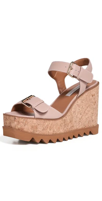 Stella Mccartney Sneakelyse 120 Eco Grainy Alter Mat Sandals Blush In Pink