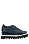 Stella Mccartney 80mm Sneak-elyse Two-tone Platform Sneakers In Blue