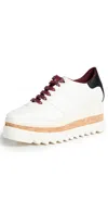 Stella Mccartney Stella Mc Cartney Sneak Elyse Wedge Sneakers In White