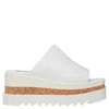 Stella Mccartney Sneak-elyse Platform Sandals In White