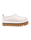 Stella Mccartney Sneakelyse Vegan Platform Slipper Mules In Greggio White